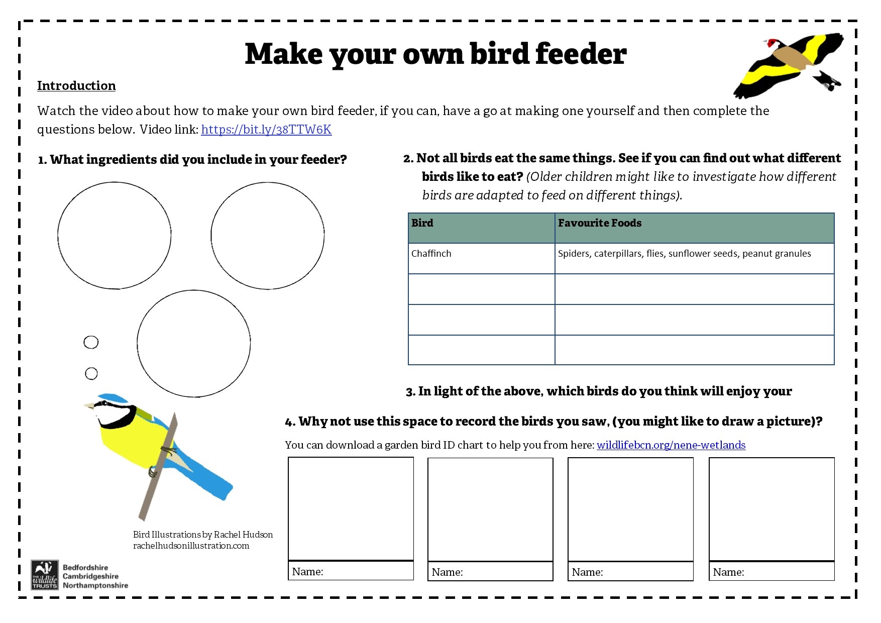 Wilder Learning Wildlife Trust for Beds Cambs & Northants